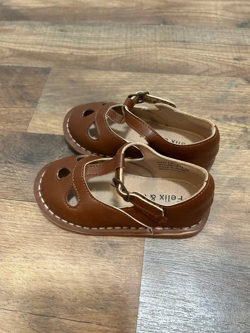 Felix & Flora Brown Toddler Mary Jane Ballet Flats Toddler Size 6